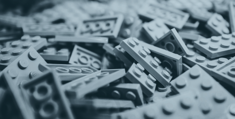 Graue Legos